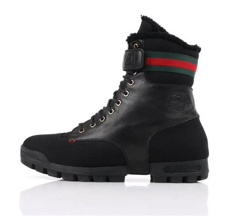 gucci boots for men shearlingtrim boot|gucci handbags for men.